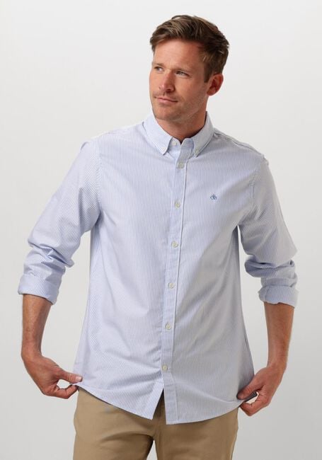 Blaue SCOTCH & SODA Casual-Oberhemd OXFORD STRIPE - large