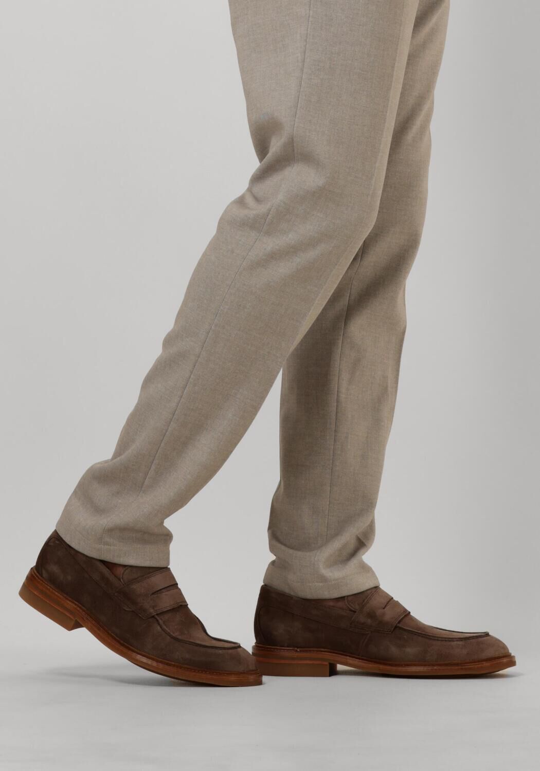 Taupe FLORIS VAN BOMMEL Loafer SFM-40021 - large