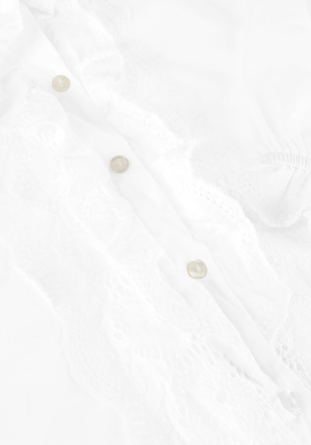 Wei&szlig;e LOLLYS LAUNDRY Blusen PAVIALL SHIRT LS - large