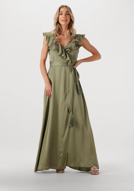 Khaki NEMA Maxikleid N162 - large