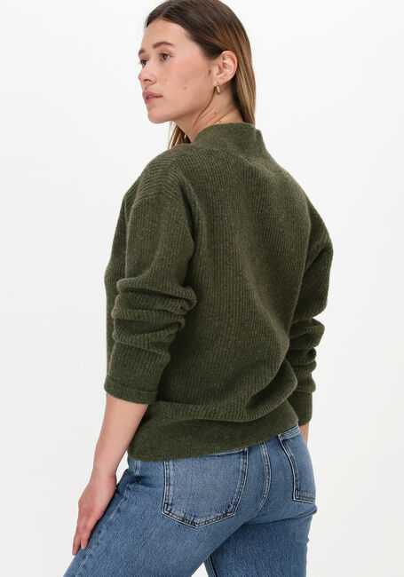 Gr&uuml;ne SCOTCH & SODA Pullover RIBBED V-NECK RELAXED-FIT FUZZ - large