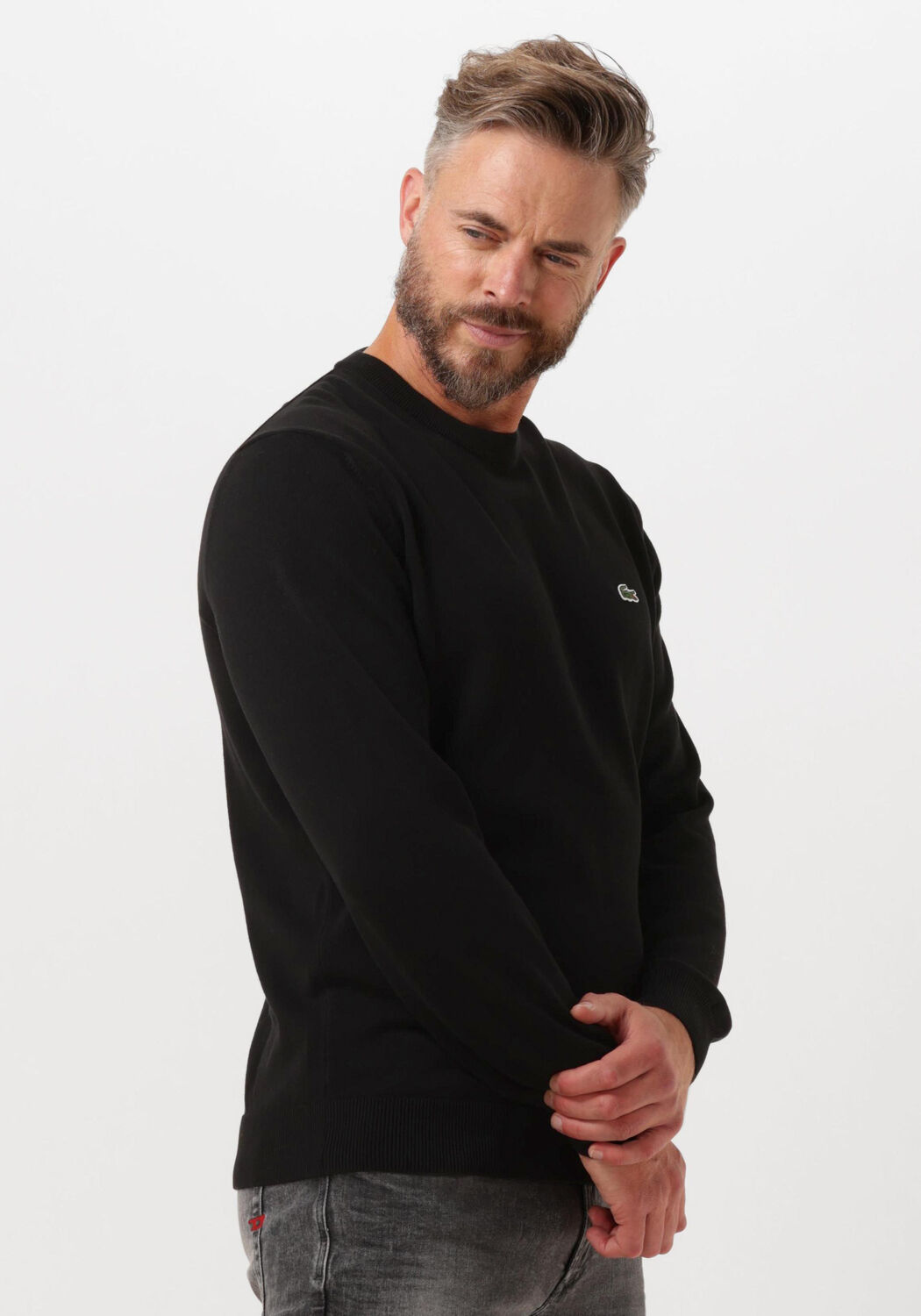 Lacoste discount black sweater