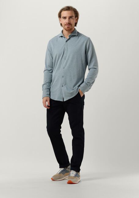 Blaue DSTREZZED Casual-Oberhemd SHIRT MELANGE PIQUE - large