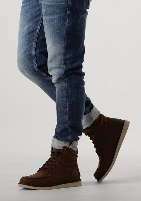 Braune TIMBERLAND Schnürboots NEWMARKET MID LACE UP BOOT - large