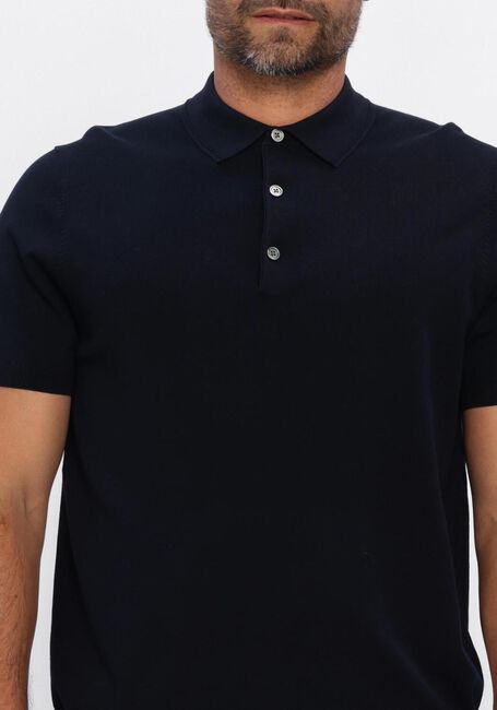 Dunkelblau PROFUOMO Polo-Shirt POLO SS LUXURY BASIC - large