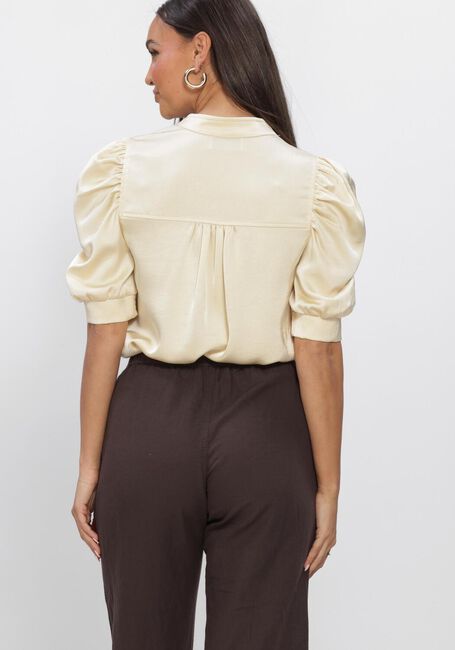 Gelbe NEO NOIR Blusen ROELLA HEAVY SATEEN BLOUSE - large