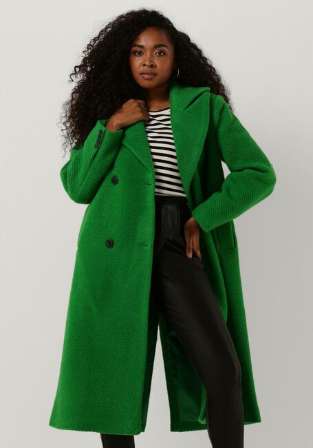 Grüne Y.A.S. Mäntel YASINFERNO LONG WOOL MIX COAT - large