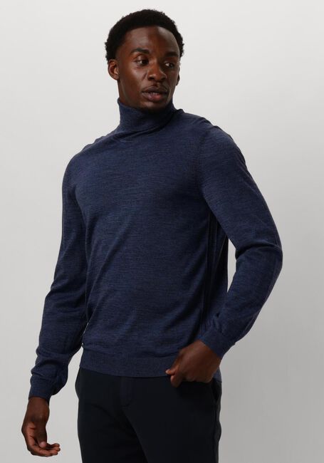 Blaue BOSS BLACK Rollkragenpullover MUSSO-P - large