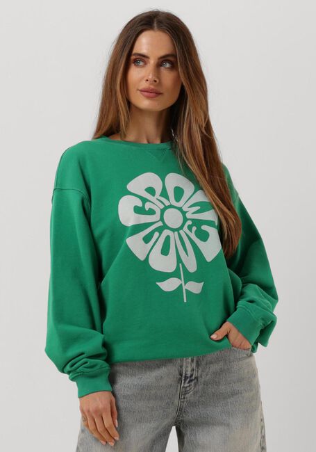 Grüne CATWALK JUNKIE Sweatshirt SW GROW LOVE - large