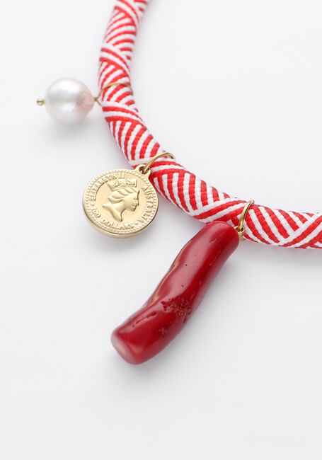 Rote BONNIE STUDIOS Kette BILL PENDANT NECKLACE - large