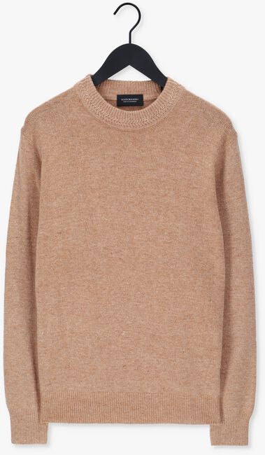 Beige SCOTCH & SODA Pullover 164025 - SPECKLED WOOL-BLEND P - large