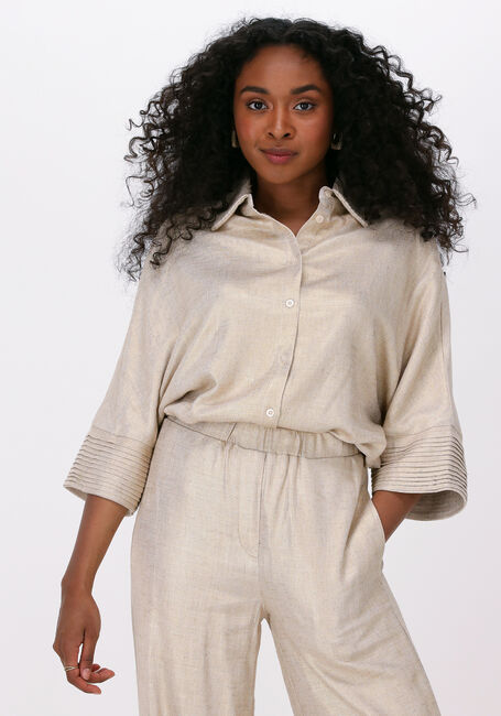 Goldfarbene CHPTR-S Bluse KEEN BLOUSE - large
