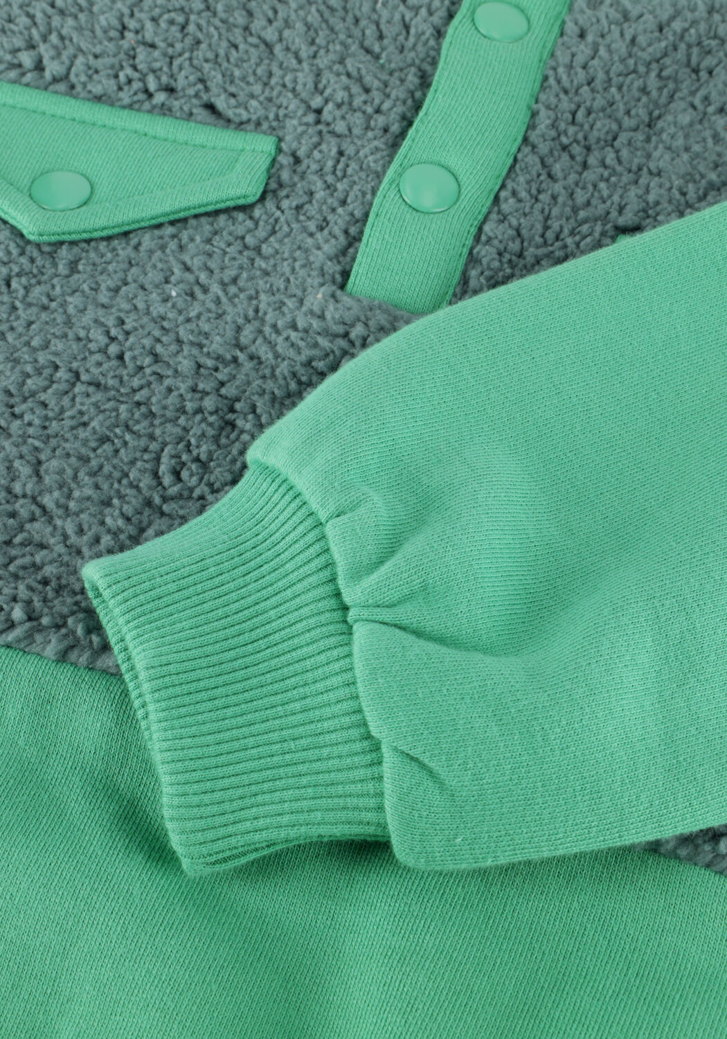 Gr&uuml;ne Sproet & Sprout Sweatshirt ANORAK SWEATSHIRT COLOURBLOCK - large