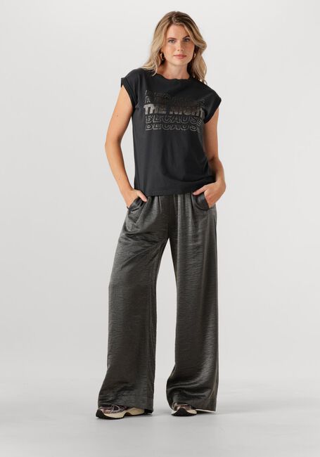 Schwarze BY-BAR T-shirt THELMA NIGHTS TOP - large