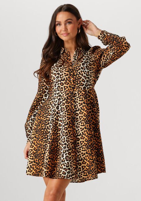 Braune Y.A.S. Minikleid YASKAYA LS SHIRT DRESS S. NOOS - large