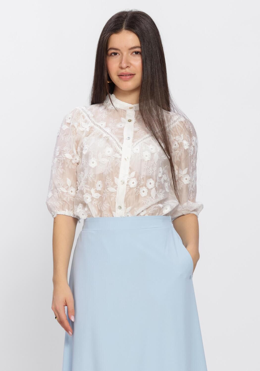 Nicht-gerade weiss AIMEE THE LABEL Blusen CANNA BLOUSE - large