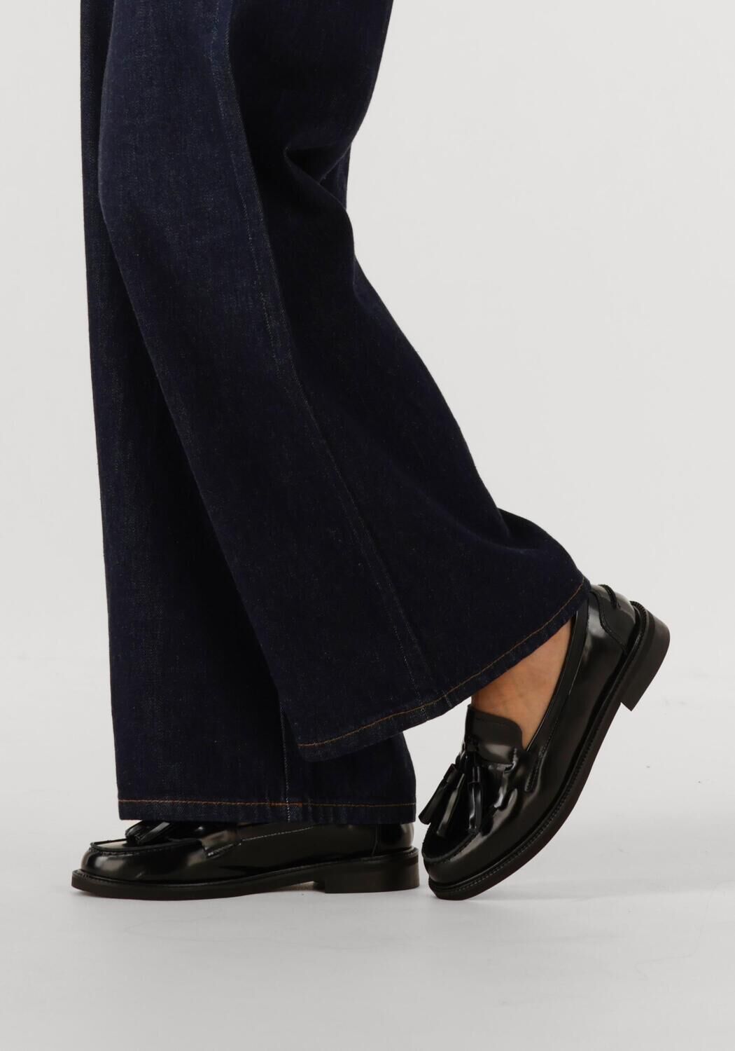 Schwarze STEFANO LAURAN Loafer 12044 - large