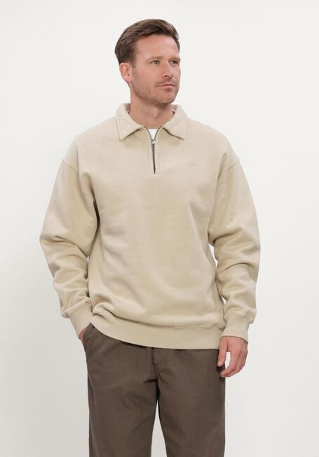 Khaki FOR&Eacute;T Pullover HOOK HALF ZIP - large