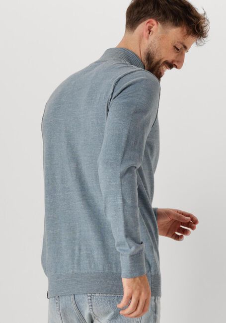 Blaue BUTCHER OF BLUE Pullover LT CLIFDEN HALF ZIP - large