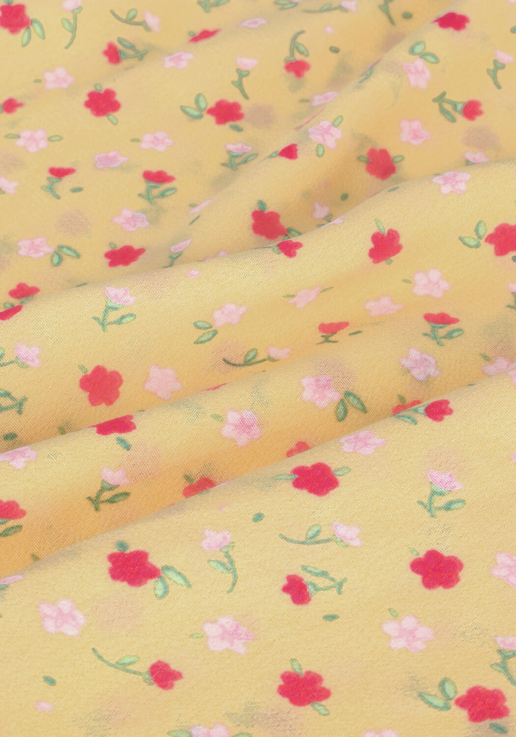 Gelbe ENVII Minirock ENMALLOW SHORT SKIRT AOP 6891 - large