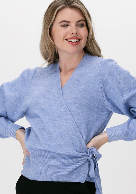 Hellblau MODSTRÖM Strickjacke OPAL V-NECK - large