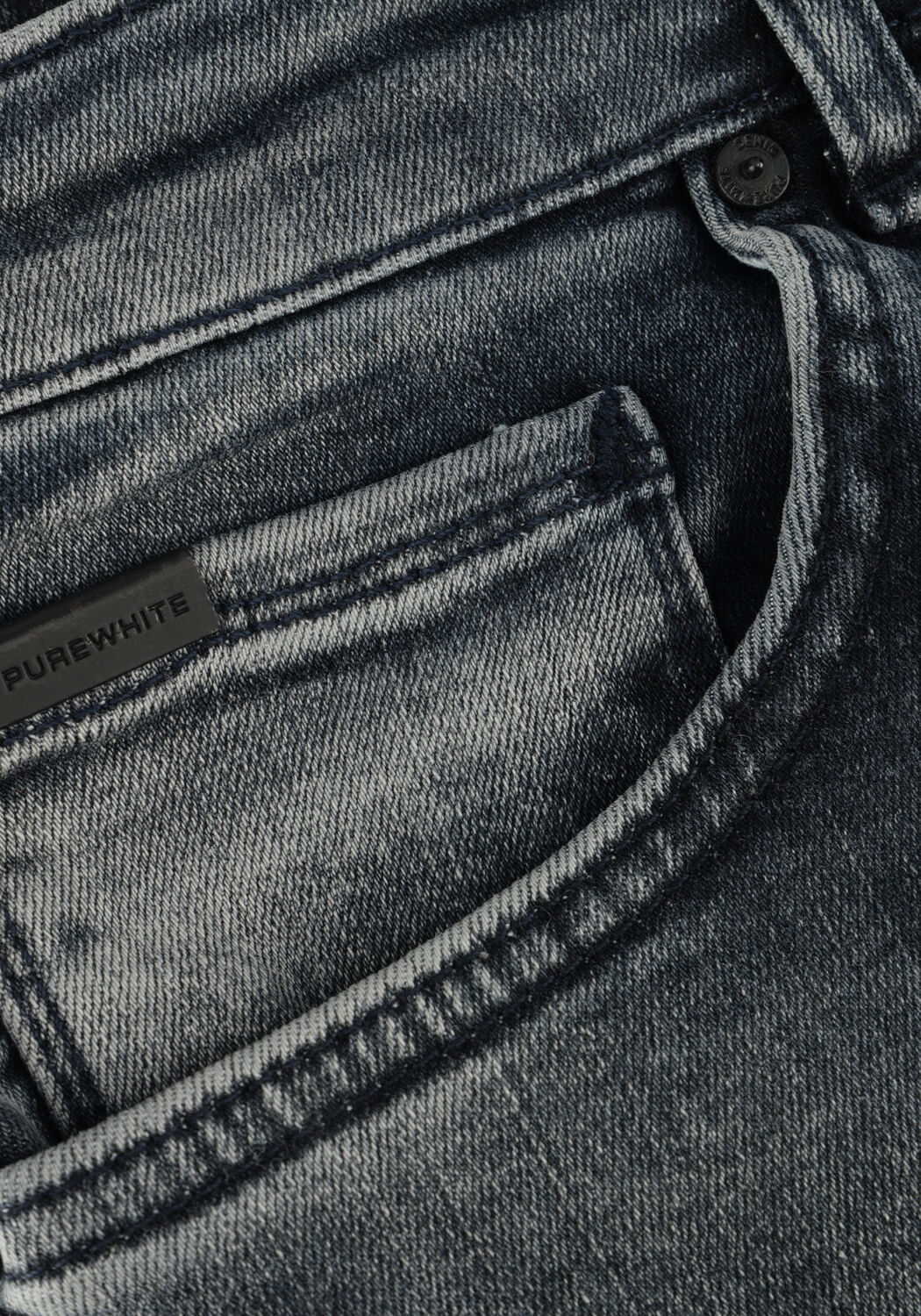 Dunkelgrau PUREWHITE Skinny jeans #THE DYLAN - SUPER SKINNY FIT JEANS WITH SCRATCHES - large