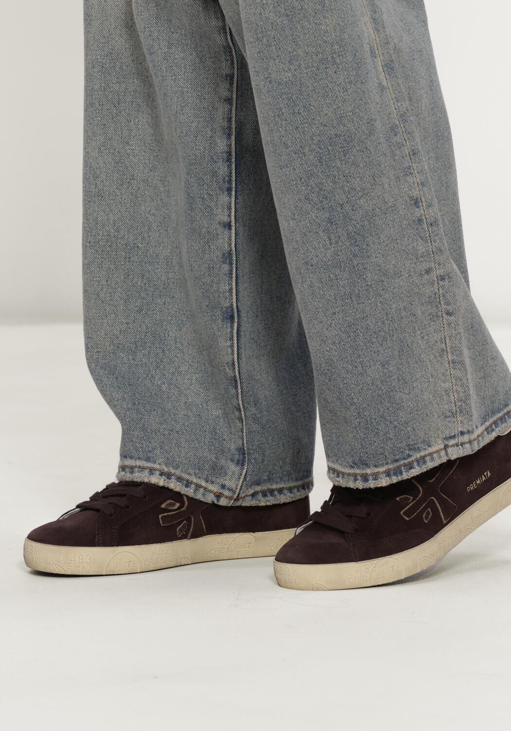 Braune PREMIATA Sneaker Low STEVEND - large