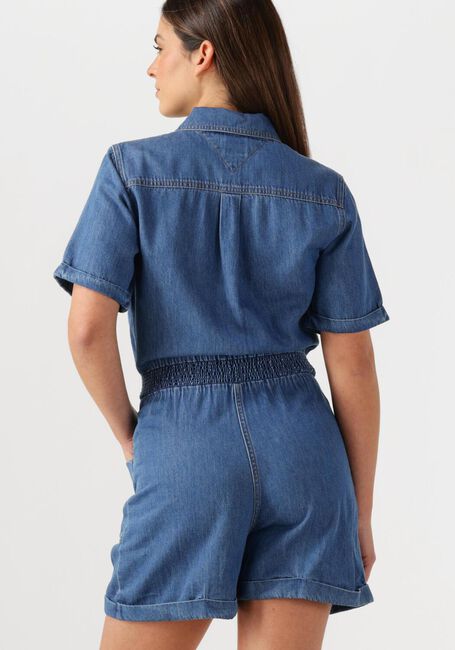 Blaue TOMMY JEANS Playsuits TJW LT DENIM PLAYSUIT - large