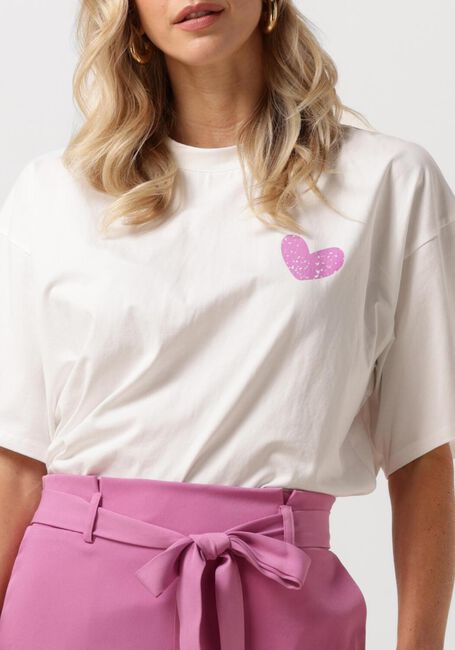 Weiße YDENCE T-shirt T-SHIRT HEY BABE - large
