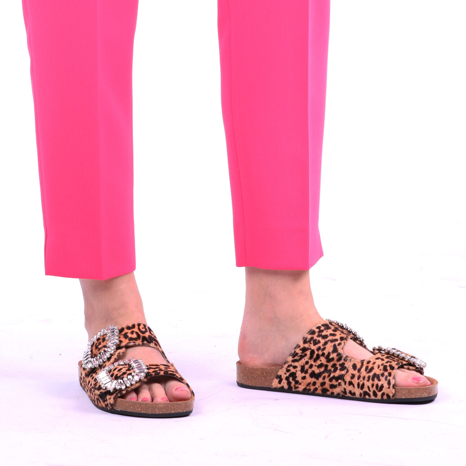 Braune TORAL Pantolette 10865 - large