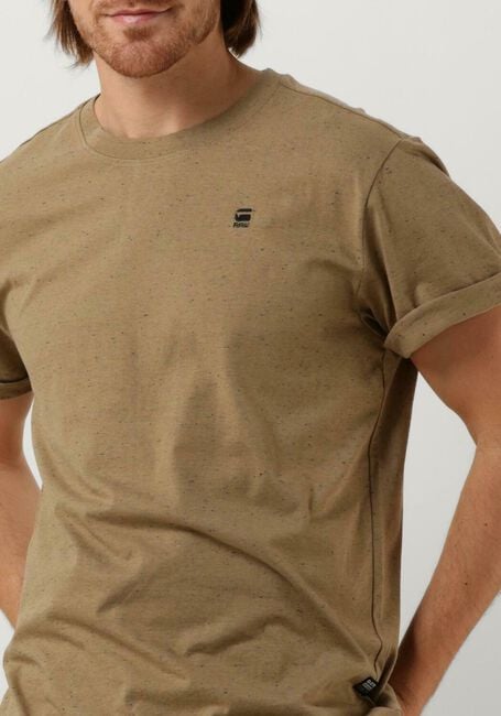 Beige G-STAR RAW T-shirt LASH R T S/S - large