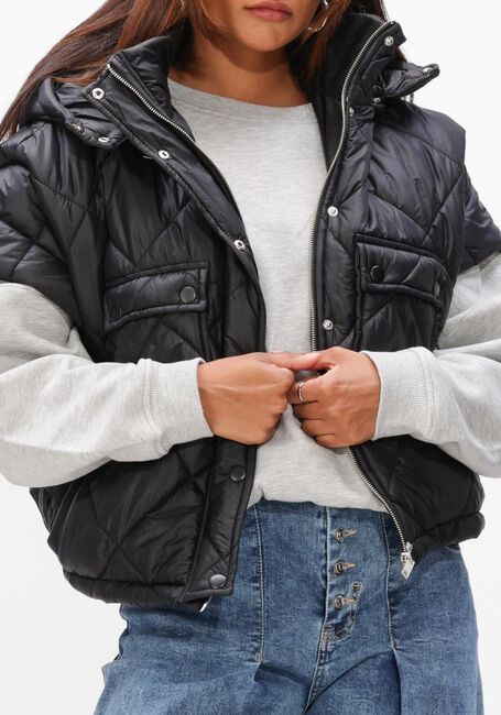 Schwarze EST'SEVEN Tops & T-shirts NARA CAPE - large