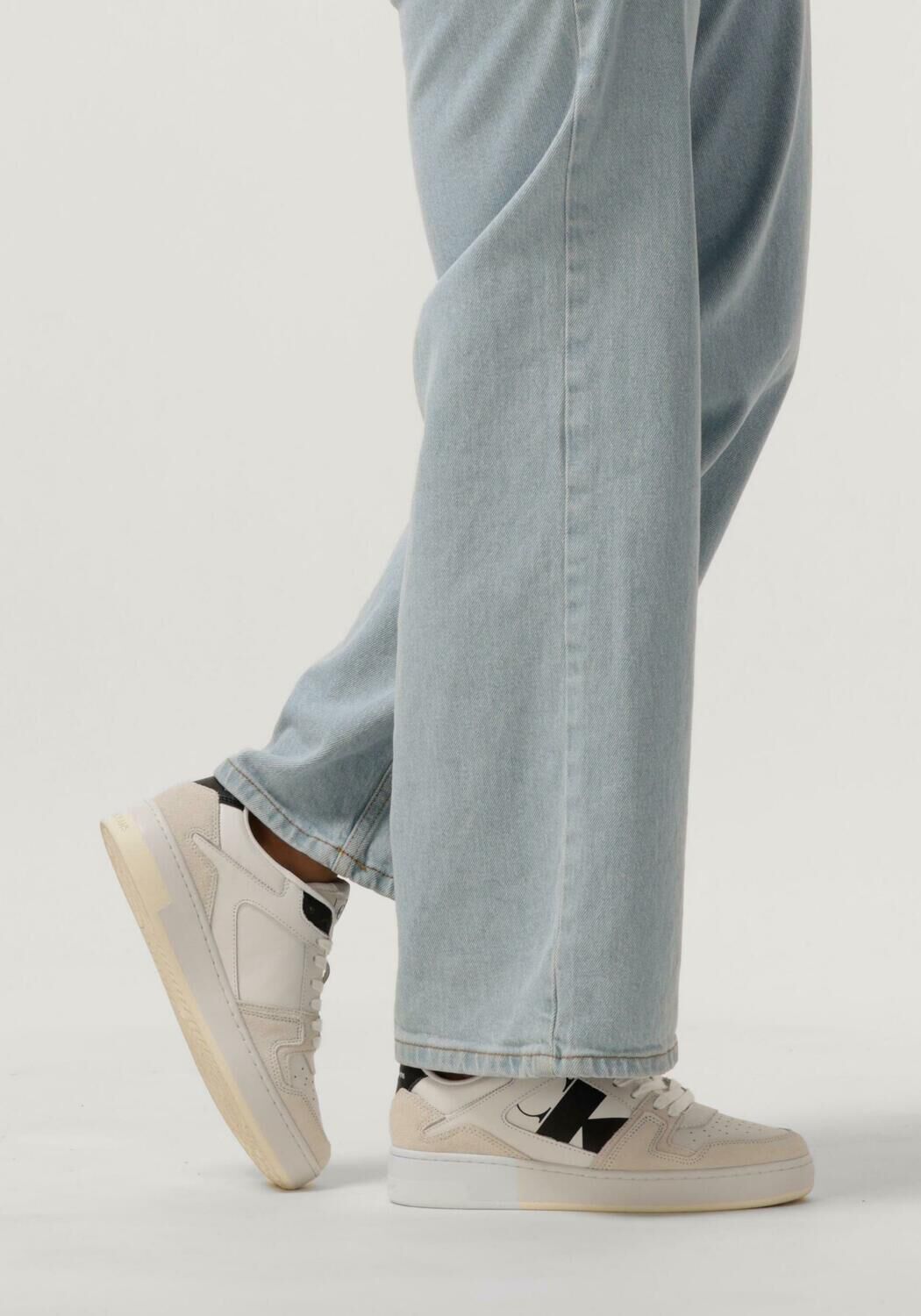 Wei&szlig;e CALVIN KLEIN Sneaker Low BASKET CUPSOLE WOMEN - large