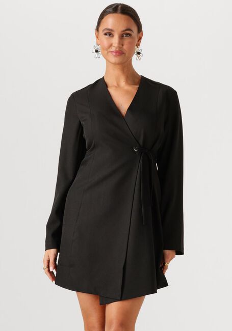 Schwarze NEO NOIR Minikleid SENDRA EYELET DRESS - large