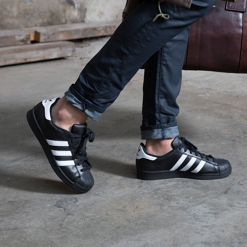 Adidas originals superstar zwart on sale