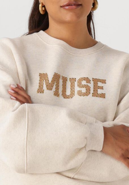 Beige NUKUS Sweatshirt MUSE PULLOVER - large
