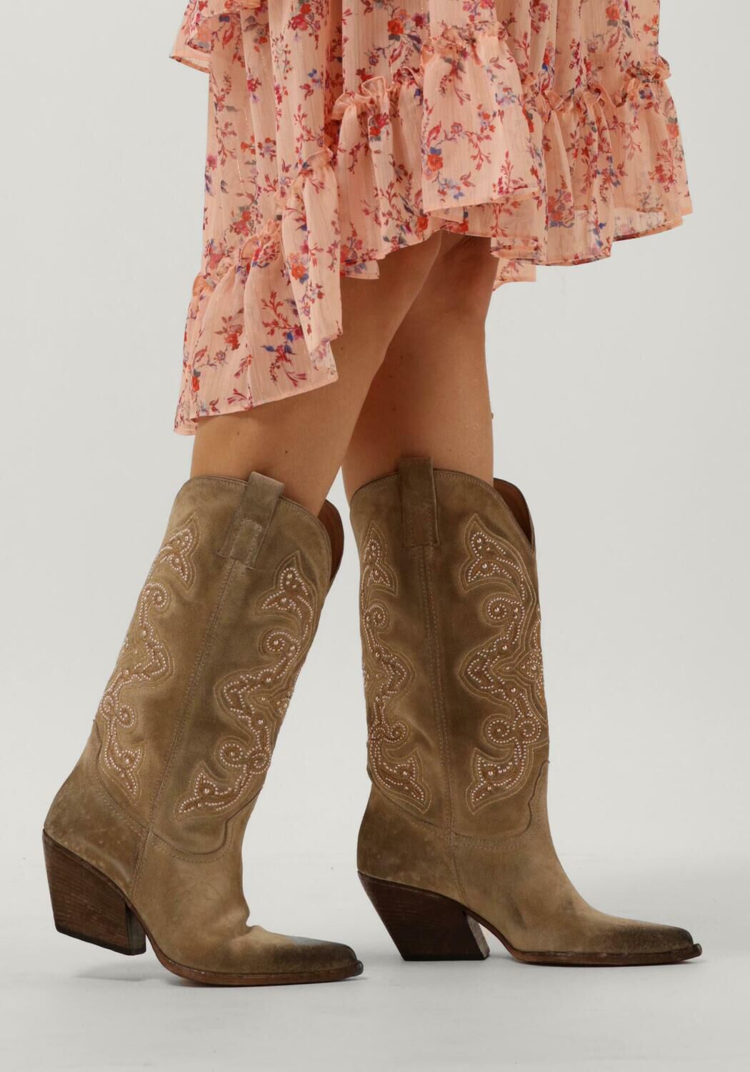 Beige ELENA IACHI Cowboystiefel E3431 - large