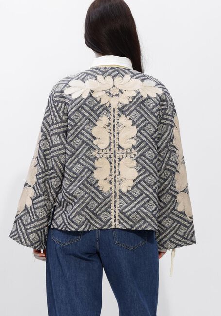 Blaue SUMMUM Jacken JACKET BLUE JACQUARD - large