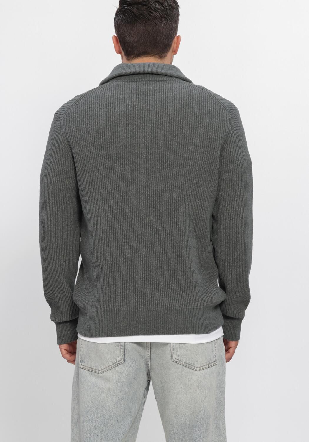 Dunkelgrau DSTREZZED Pullover DS_JOSIAH SKIPPER - large