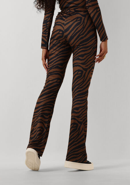 Braune NOTRE-V Schlaghose NV CELESTE FLARED PANTS - large