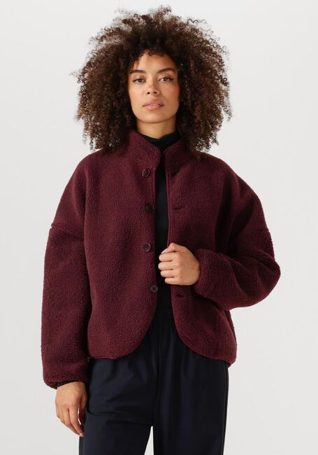Rote PENN & INK Teddy-Jacke JACKET W25C281 - large