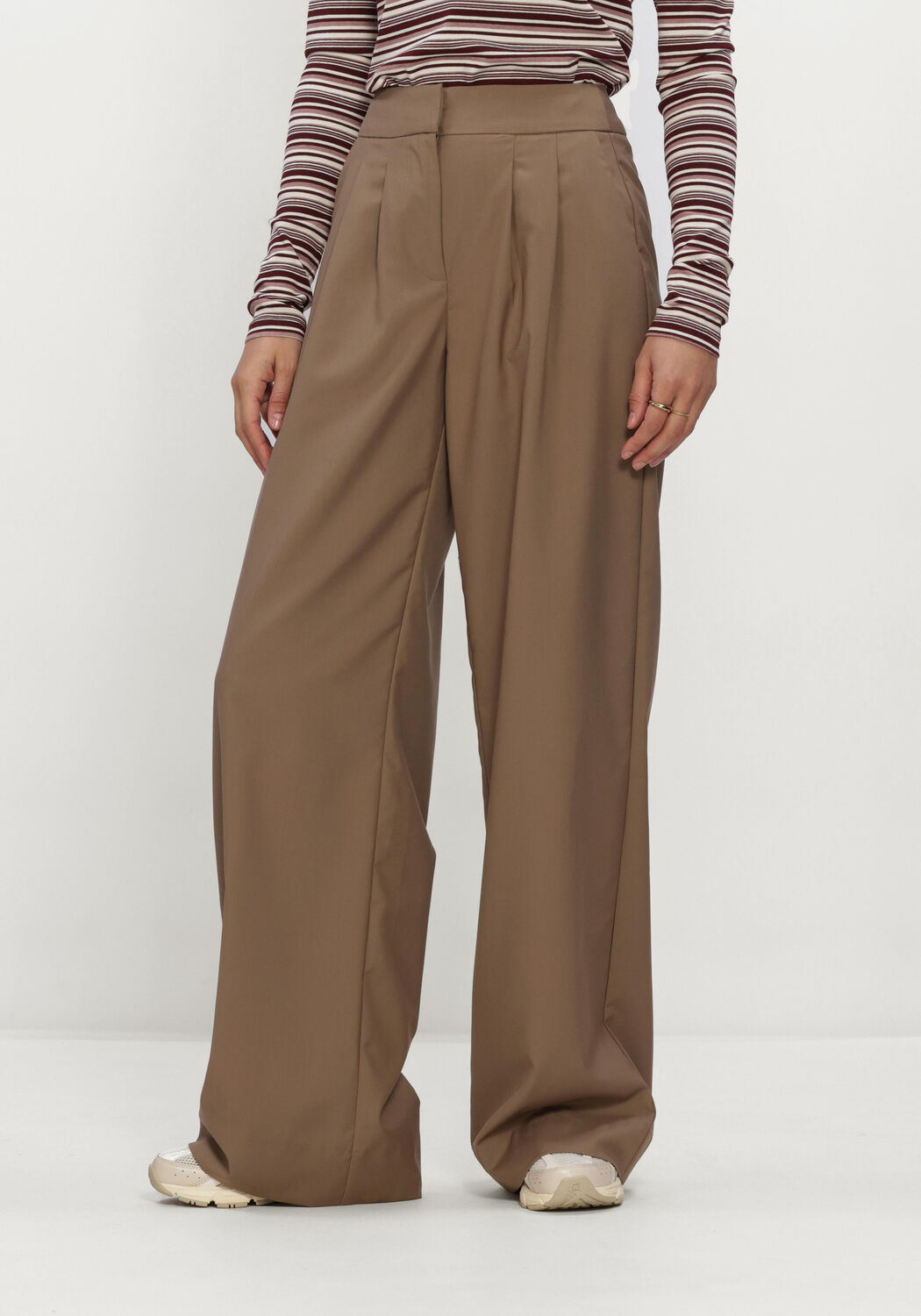 Braune HARPER & YVE Weite Hose SADIE-PA - large