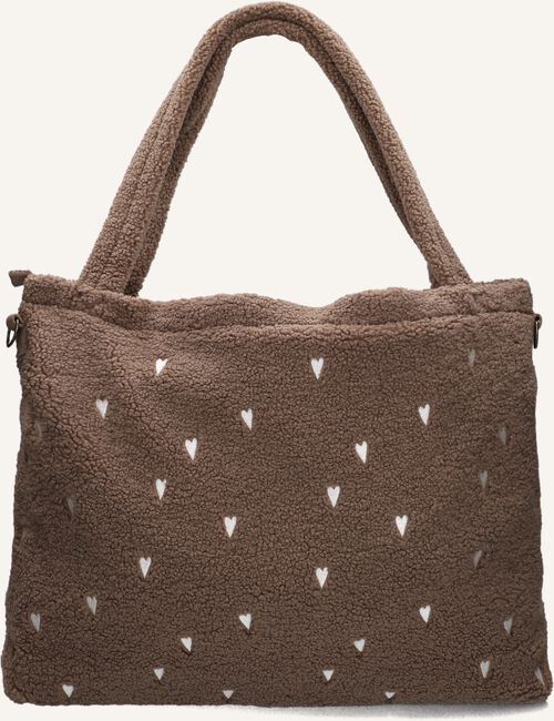 Braune STUDIO NOOS Wickeltasche TEDDY HEARTS DIAPER BAG Braune STUDIO NOOS Wickeltasche TEDDY HEARTS DIAPER BAG - large