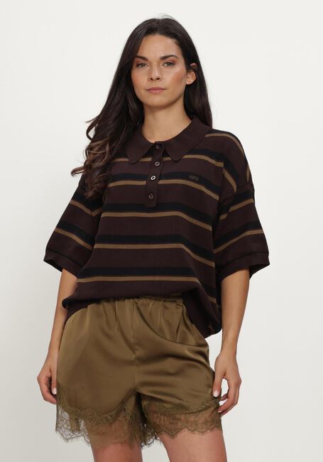 Mehrfarbige/Bunte GESTUZ Tops & T-shirts GZTAIA SS POLO PULLOVER - large