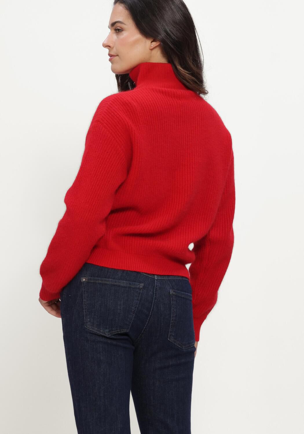 Rote TWNS Pullover LONG-SLEEVED TRUCKER-NECK PULLOVER - large