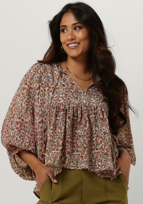 Mehrfarbige/Bunte SISSEL EDELBO Bluse ANGELINA SILK TOP - large