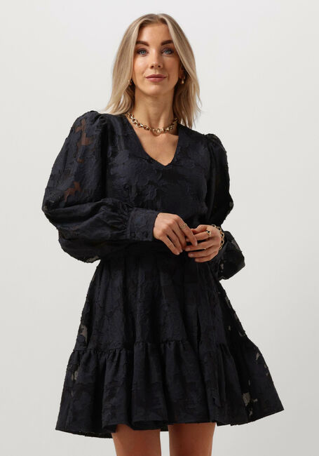 Dunkelblau SELECTED FEMME Minikleid SLFCATHI-SADIE SHORT V-NECK DRESS - large