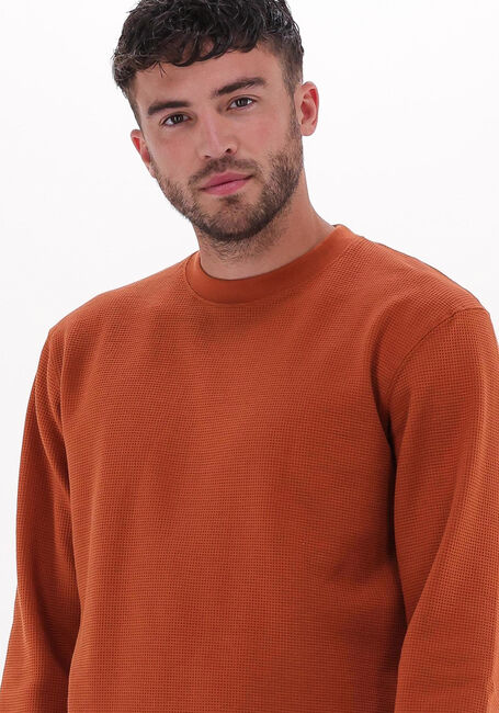 Braune SELECTED HOMME Pullover SLHRELAXMORELL CREW NECK SWEAT W - large