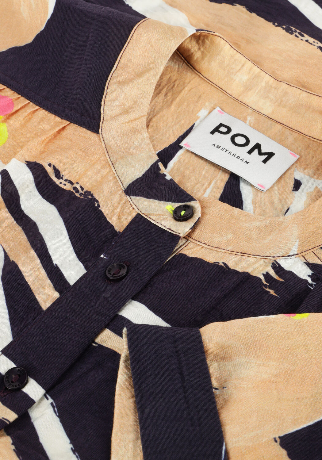 Beige POM AMSTERDAM Minikleid ARTISAN DRESS - large