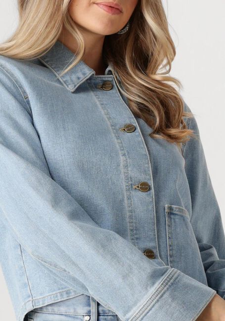 Blaue NUKUS Jeansjacke SAGE JACKET - large